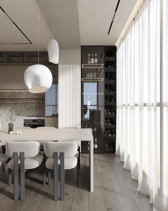 Квартира в ЖК Алое Поле · Кухня-гостиная · 1