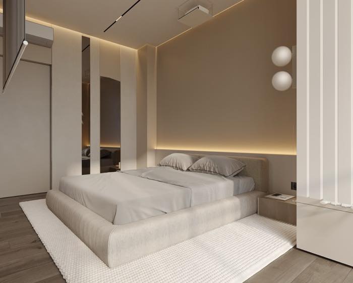 Квартира в ЖК Алое Поле · Мастер-спальня · 1