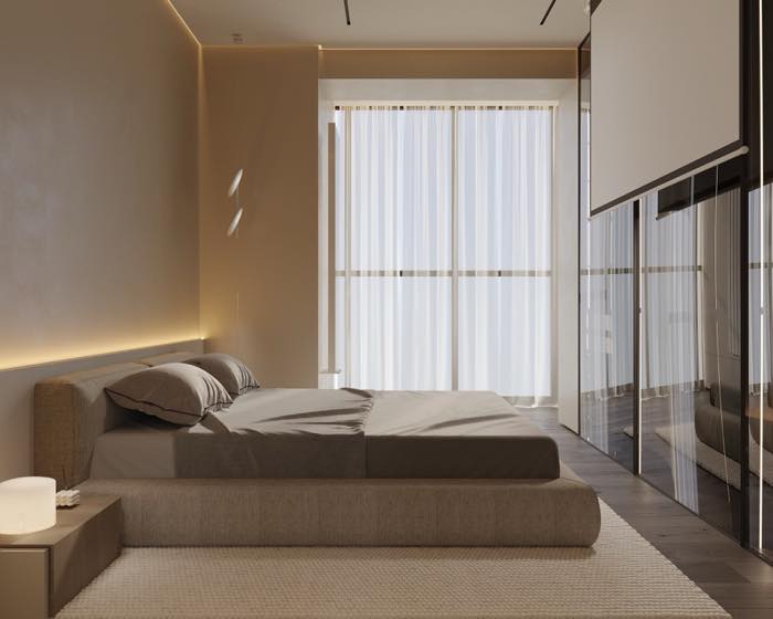 Квартира в ЖК Алое Поле · Мастер-спальня · 3