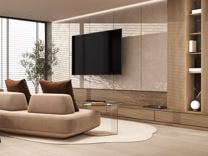 Квартира в ЖК Capital Towers · Гостиная · 4