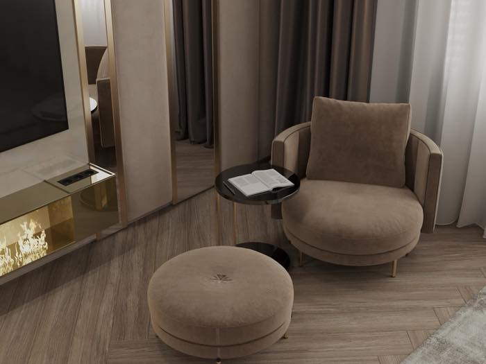 Загородная резиденция · Спальня · 3