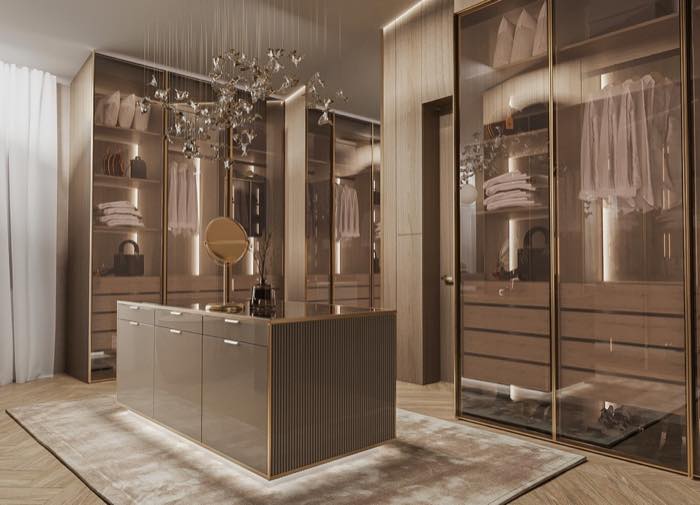 Загородная резиденция · Гардероб · 2