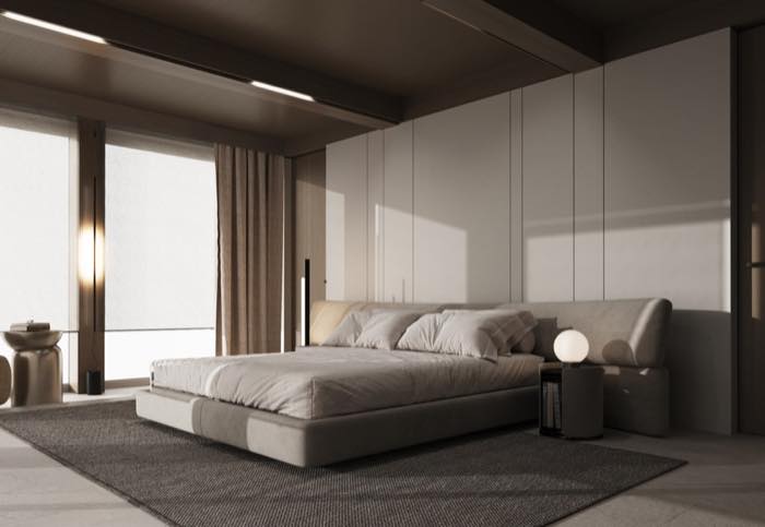 Дом в Екатеринбурге · Мастер спальня · 1