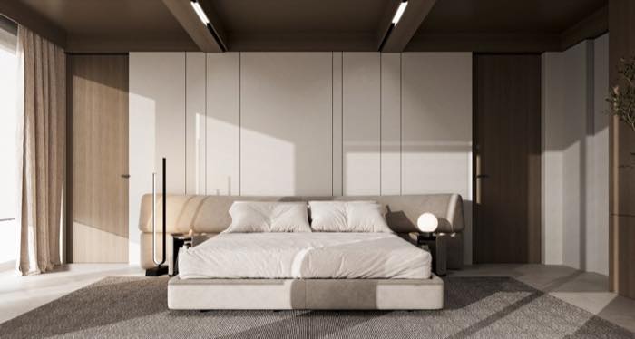 Дом в Екатеринбурге · Мастер спальня · 2