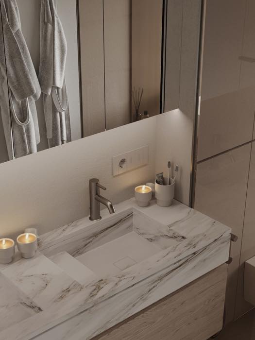 Дом в Екатеринбурге · Мастер санузел · 3