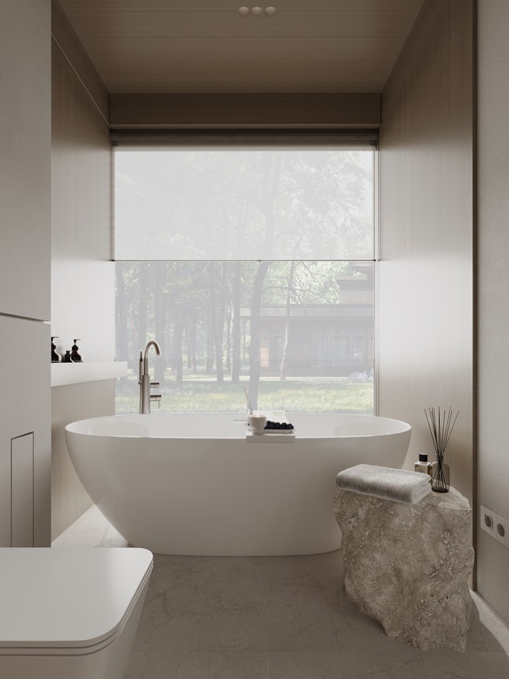 Дом в Екатеринбурге · Мастер санузел · 5