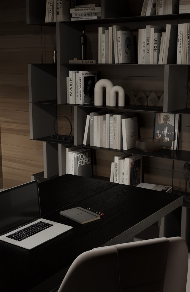 Дом в Екатеринбурге · Кабинет · 3