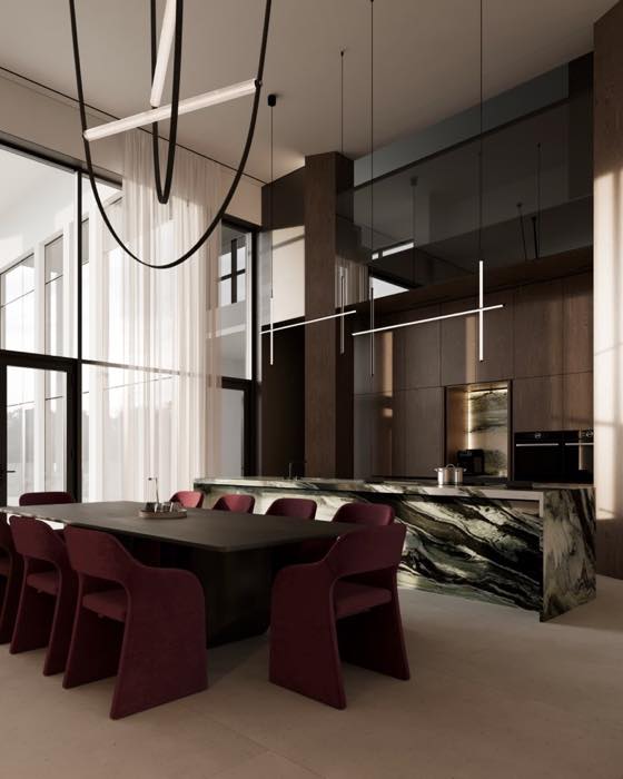 Дом в Миассе · Кухня-гостиная · 6