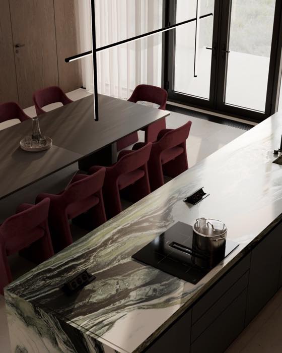 Дом в Миассе · Кухня-гостиная · 10