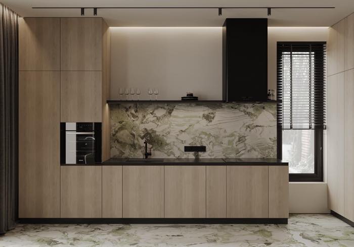 Дом в Красной Поляне · Кухня-гостиная · 4