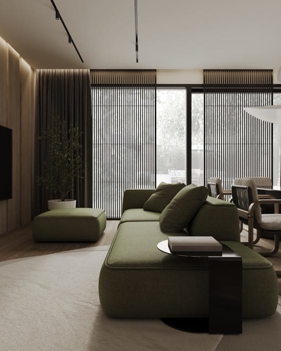 Дом в Красной Поляне · Кухня-гостиная · 6