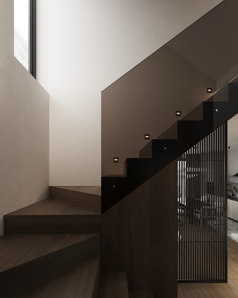 Дом в Красной Поляне · Лестница · 1