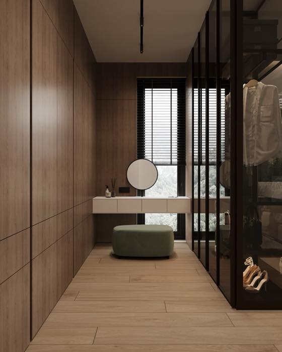 Дом в Красной Поляне · Мастер-спальня · 1