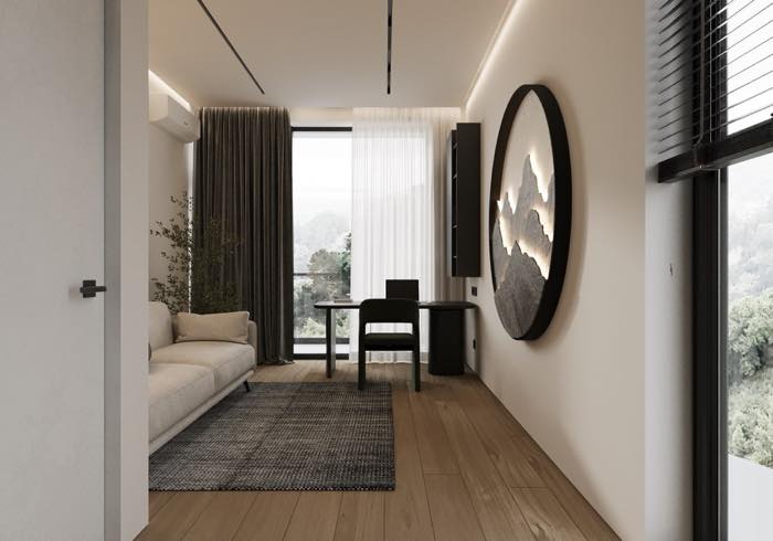 Дом в Красной Поляне · Кабинет · 2