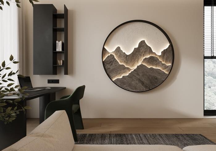 Дом в Красной Поляне · Кабинет · 3