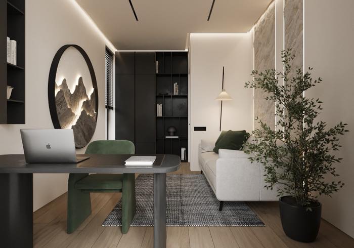 Дом в Красной Поляне · Кабинет · 4