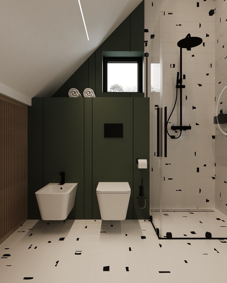 Дом в Красной Поляне · Детский санузел · 1