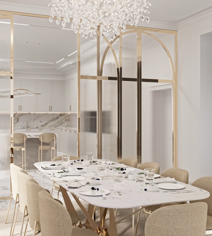 Дом в Костанае · Кухня-столовая · 1