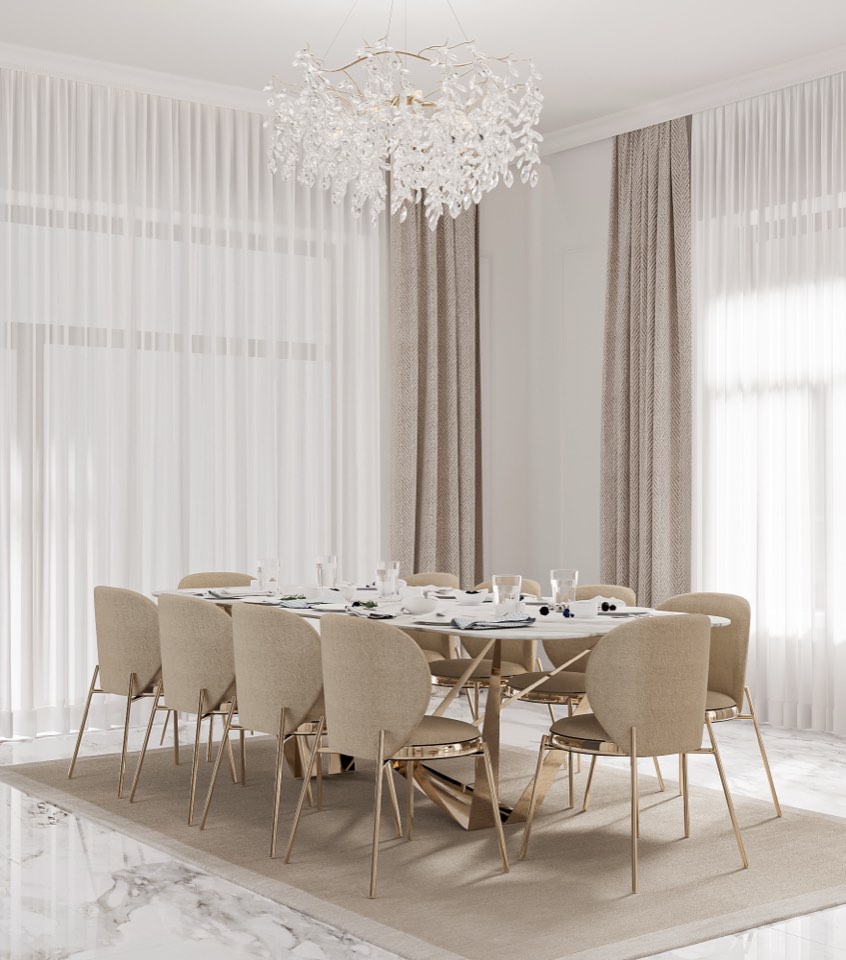 Дом в Костанае · Кухня-столовая · 2