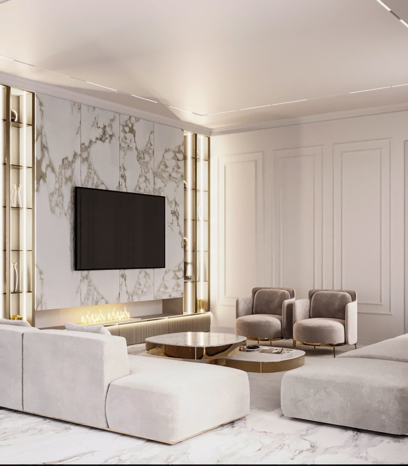 Дом в Костанае · Гостиная · 2