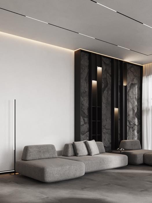 Дом в Западном · Кухня-гостиная · 1