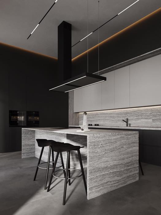 Дом в Западном · Кухня-гостиная · 4