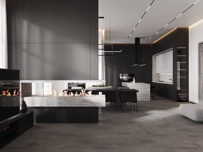 Дом в Западном · Кухня-гостиная · 8