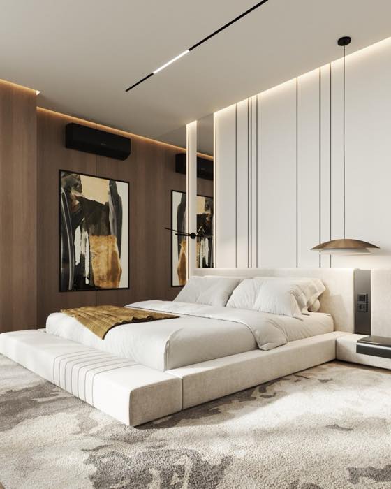 Квартира в доме на Энтузиастов · Спальня · 2