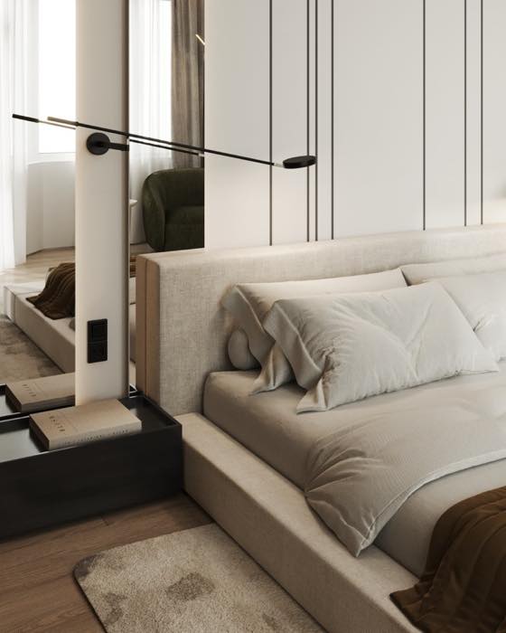 Квартира в доме на Энтузиастов · Спальня · 3