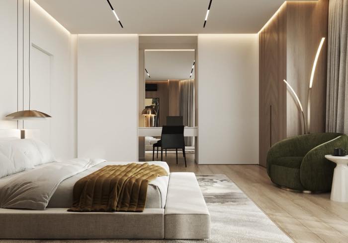 Квартира в доме на Энтузиастов · Спальня · 6