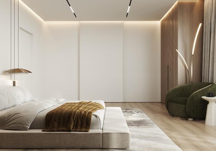 Квартира в доме на Энтузиастов · Спальня · 7