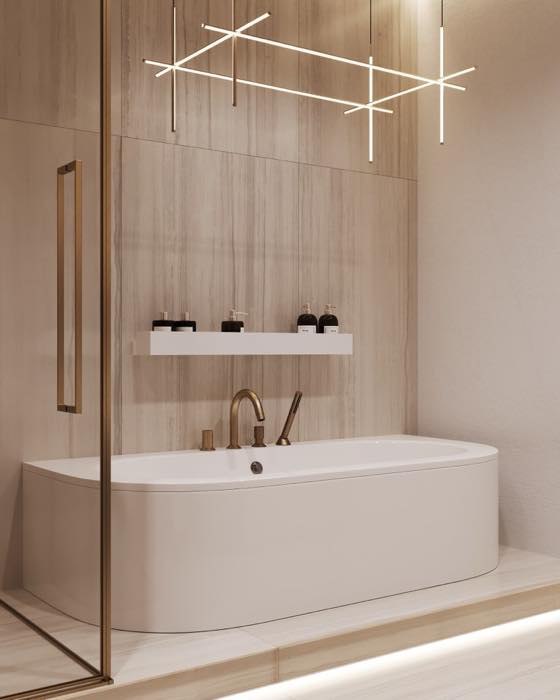 Квартира в доме на Энтузиастов · Ванная · 1