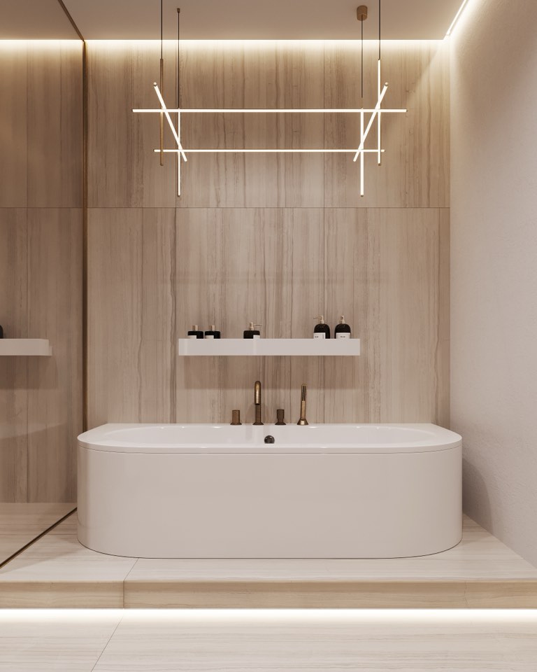 Квартира в доме на Энтузиастов · Ванная · 3