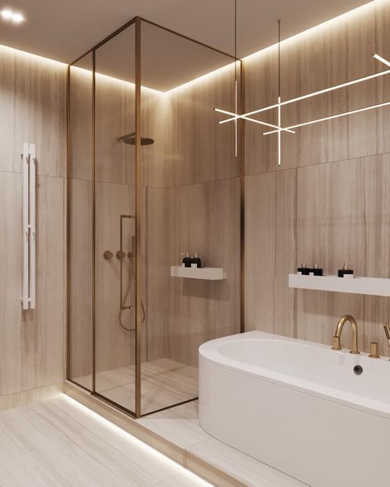 Квартира в доме на Энтузиастов · Ванная · 5