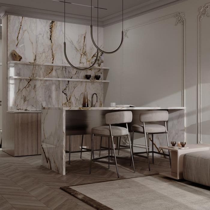 Квартира в Питере · Кухня-гостиная · 1