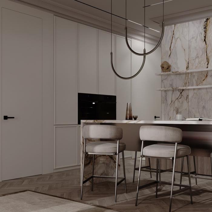 Квартира в Питере · Кухня-гостиная · 3