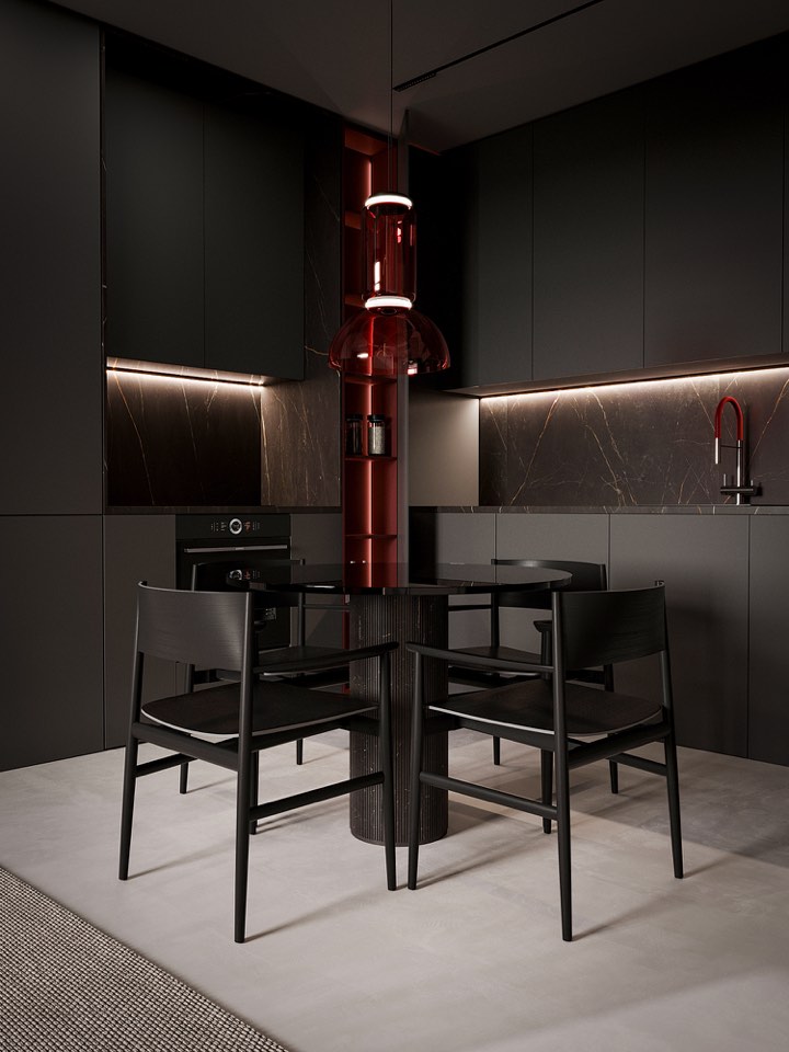 Квартира в ЖК Грани · Кухня-гостиная · 3