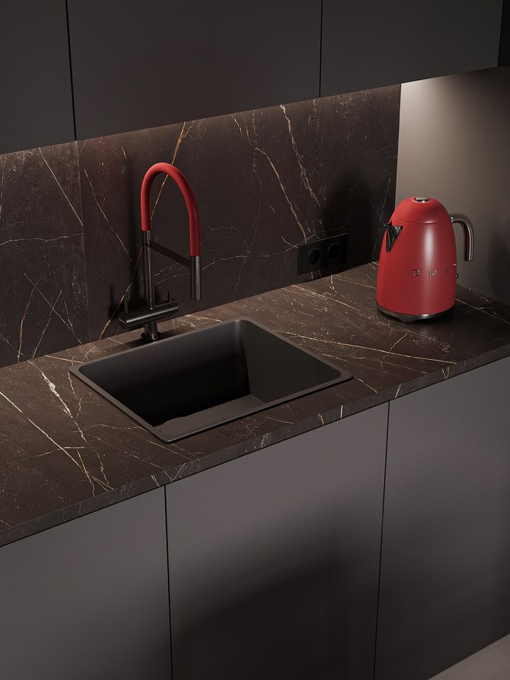 Квартира в ЖК Грани · Кухня-гостиная · 4