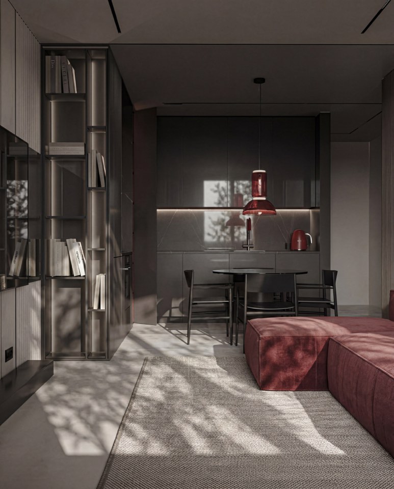 Квартира в ЖК Грани · Кухня-гостиная · 6