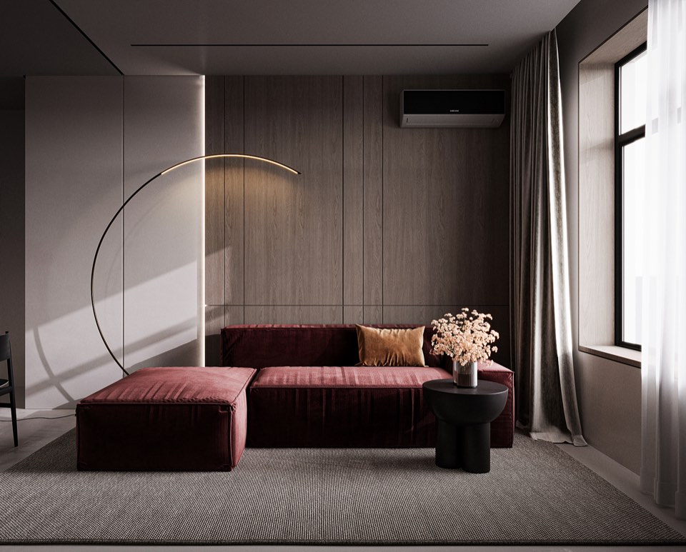 Квартира в ЖК Грани · Кухня-гостиная · 8