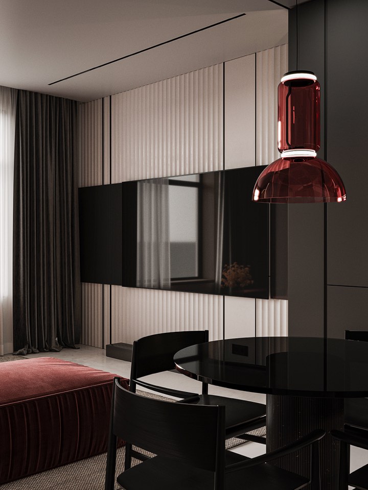 Квартира в ЖК Грани · Кухня-гостиная · 9