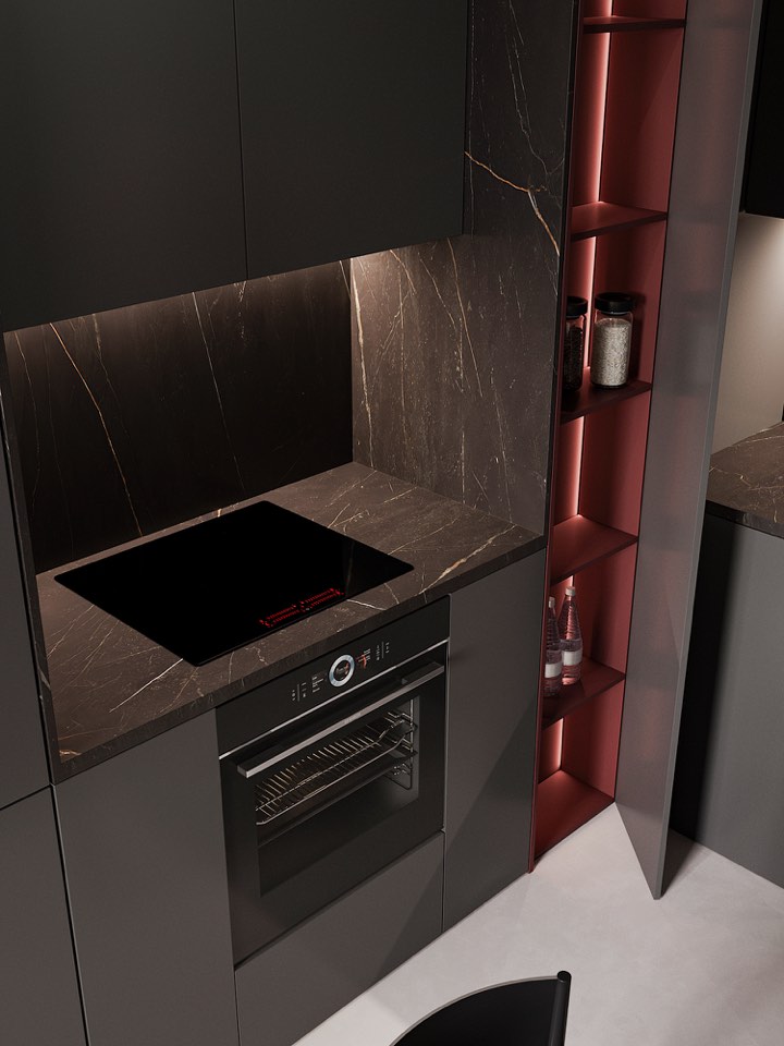 Квартира в ЖК Грани · Кухня-гостиная · 10