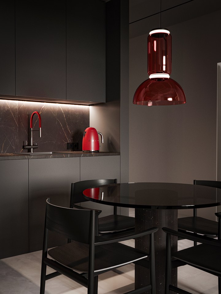 Квартира в ЖК Грани · Кухня-гостиная · 11