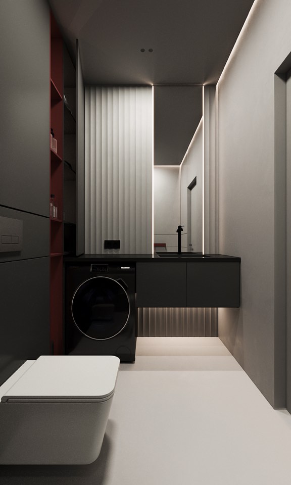 Квартира в ЖК Грани · Санузел · 2