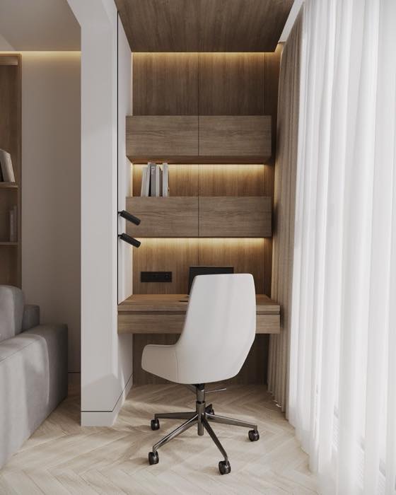 Квартира в ЖК Нагорный · Кухня-гостиная · 2