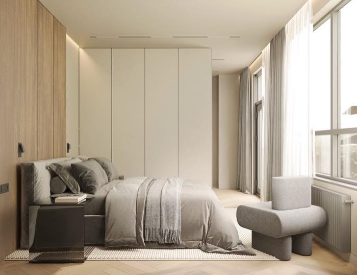 Квартира в ЖК Нагорный · Мастер-спальня · 4