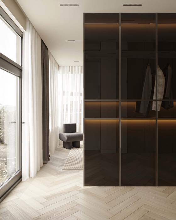 Квартира в ЖК Нагорный · Мастер-спальня · 6