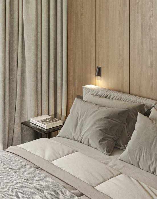 Квартира в ЖК Нагорный · Мастер-спальня · 8