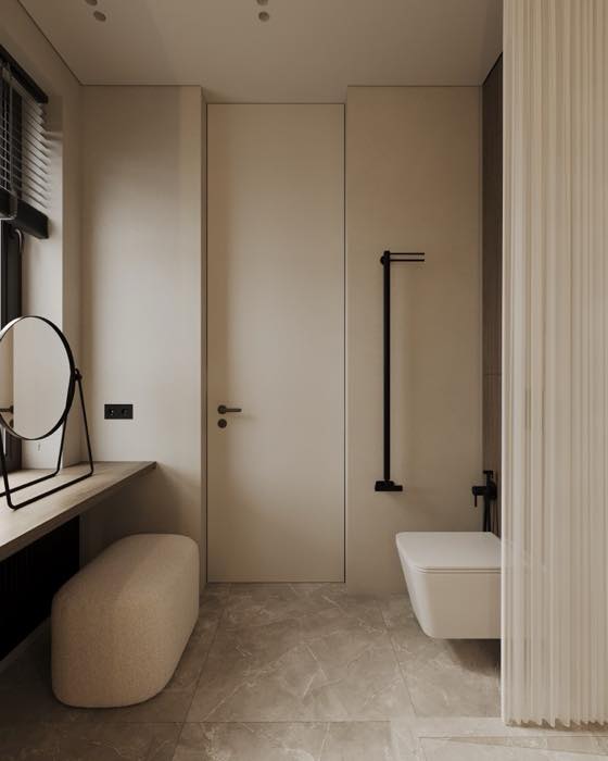 Квартира в ЖК Нагорный · Мастер-санузел · 3