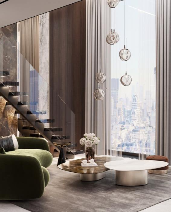 Апартаменты в ЖК Prime Park · Кухня-гостиная · 2